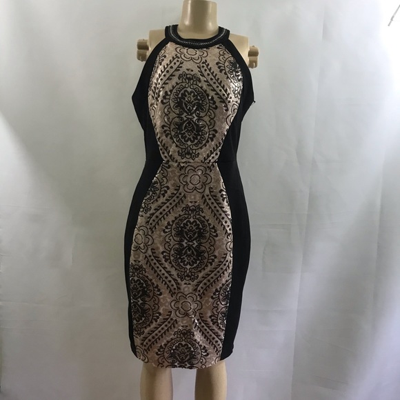NWT JAX Fitted chic sexy body con midi dress - Picture 2 of 16
